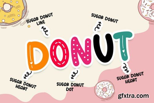 Sugar Donut Crafty Font