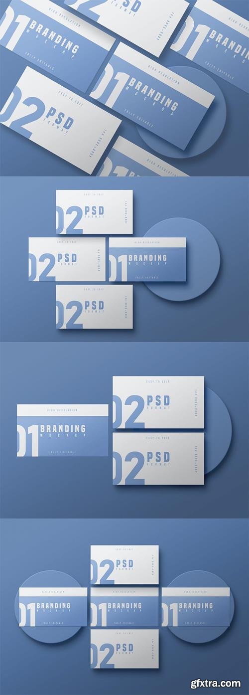 Business Card Mockup - Vol 04