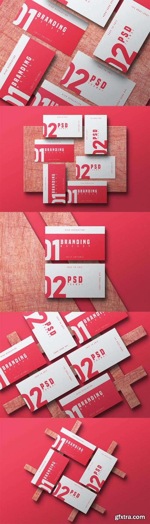 Business Card Mockup - Vol 06