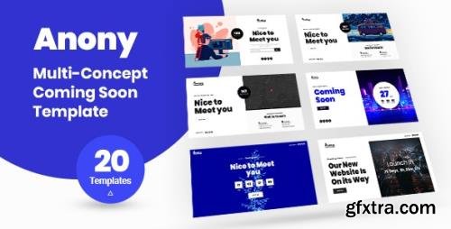 ThemeForest - Anony v1.0 - Coming Soon HTML5 Template - 26370898