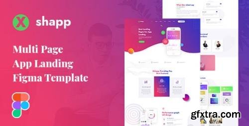 ThemeForest - Xshapp v1.0 - Multipage App Landing Figma Template - 29925243