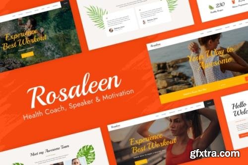 ThemeForest - Rosaleen v1.0.0 - Health Coach & Motivational Speaker Elementor Template Kit - 29935262