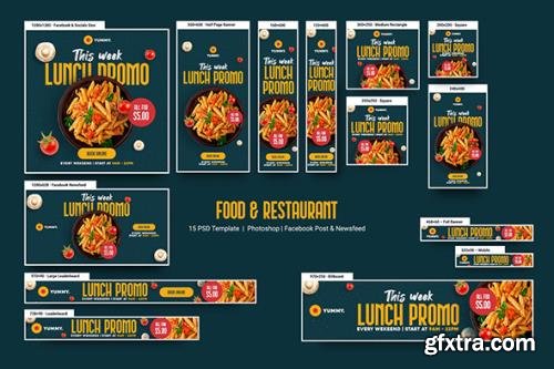 Food & Restaurant Banners Ad