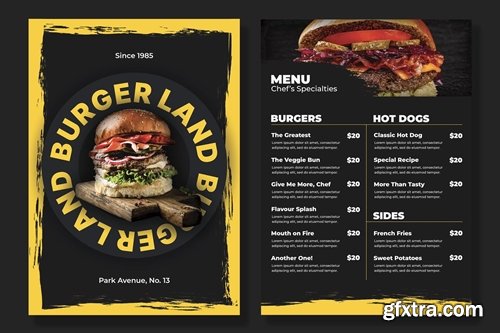 Restaurant Menu | Fast Food