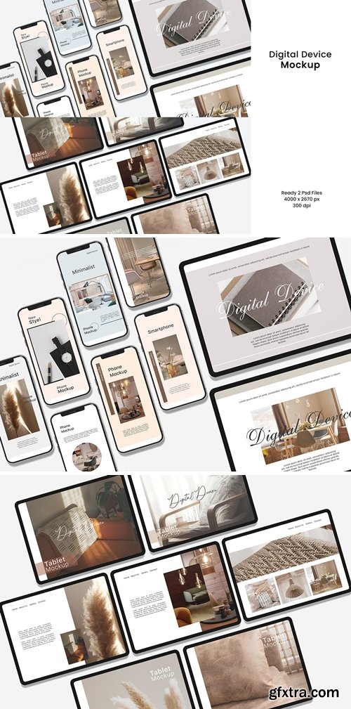 Digital Device Mockup