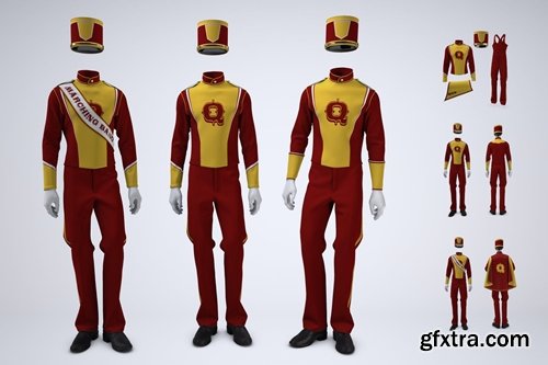 Marching Band Uniform Mock-Up