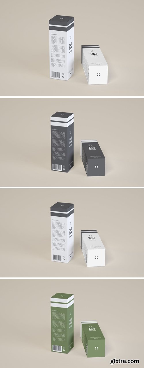 Tall Box Mockup