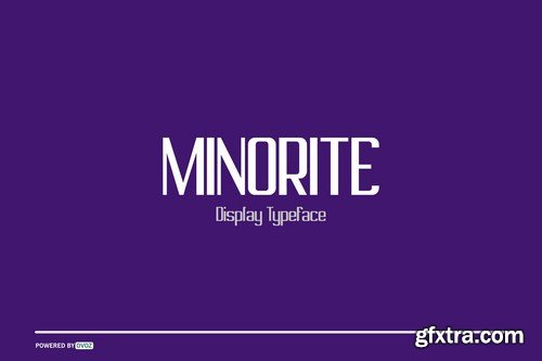 MINORITE DISPLAY TYPEFACE FONT