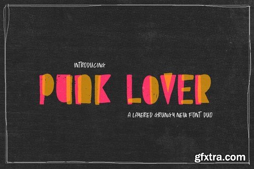 Punk Lover Font Duo