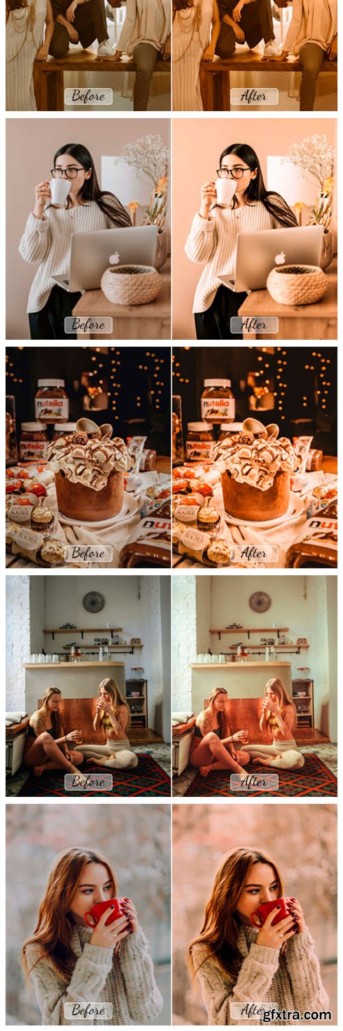 10 Pro Cacao Photoshop Actions, ACR, LUT 7957589