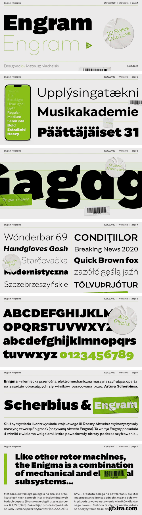 Engram Font Family