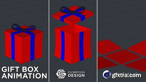 How To Model And Animate A Gift Box In Cinema 4D