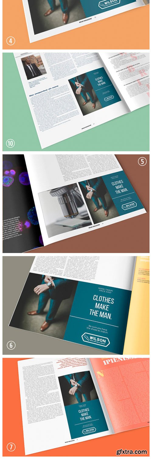 Magazine Advertisement Mockup - 11 Views 7971113