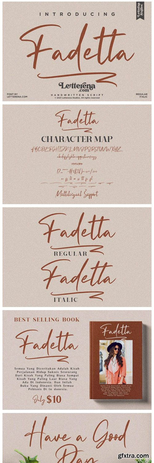 Fadetta Font