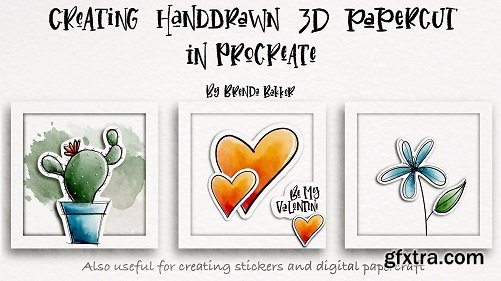 Creating Handdrawn 3D Papercut in Procreate