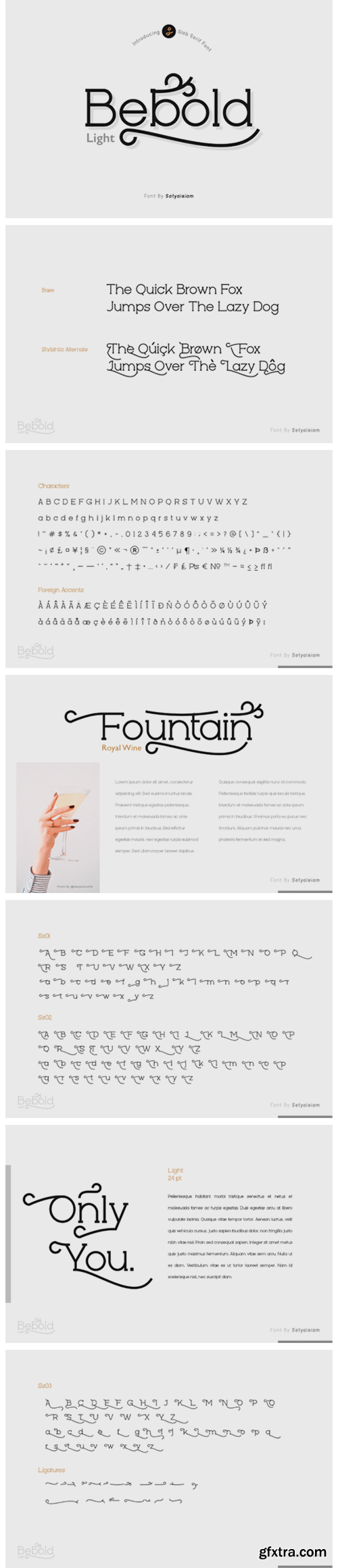 Bebold Light Font