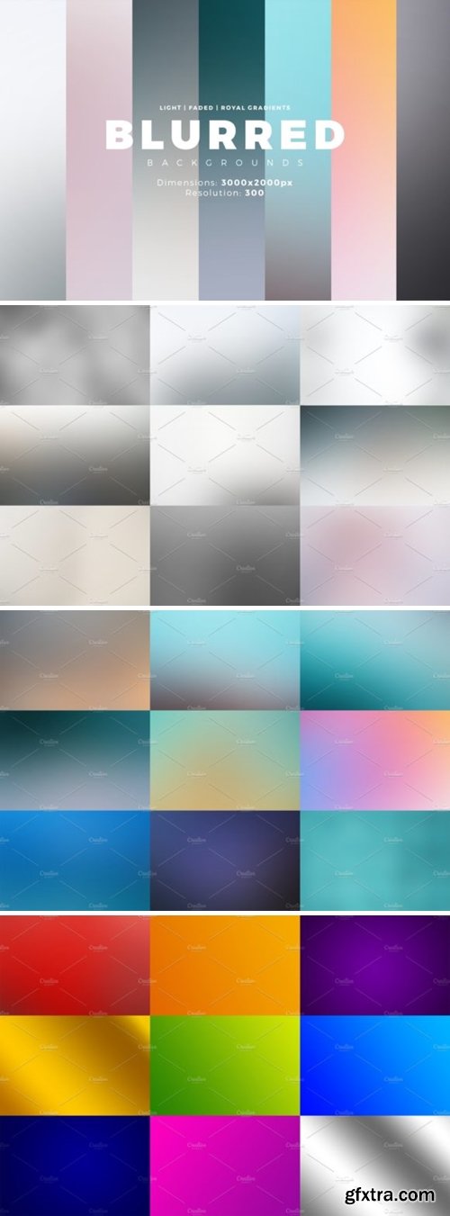30 Blurred Backgrounds + Gradients 4716806