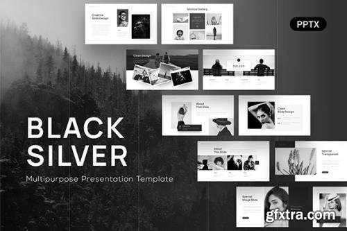 Black Silver Multipurpose Powerpoint Template