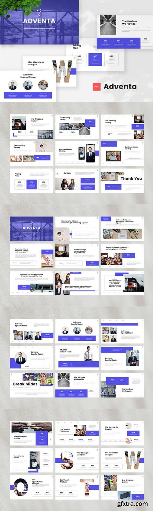 Advertising & Marketing Agency  - Powerpoint, Keynote and Google Slides Template