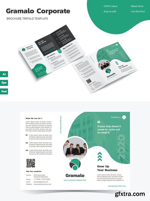 Gramalo - Trifold Brochure Template