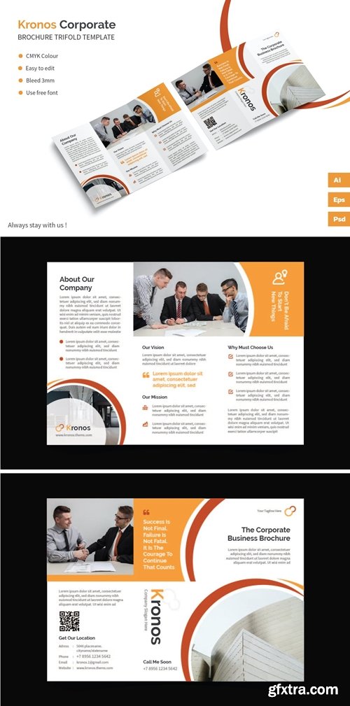 Kronos - Trifold Brochure Template