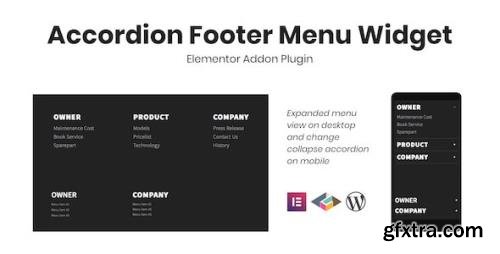 CodeCanyon - Accordion Footer Menu Widget For Elementor v1.0.0 - 30198348