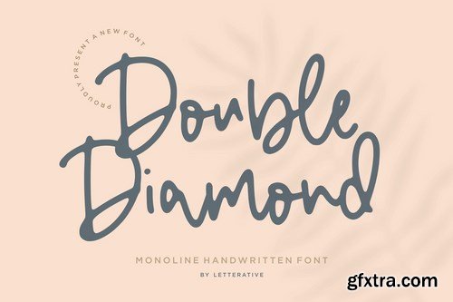 Double Diamond Script Font