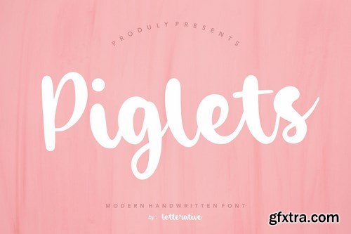 Piglets Bold Script Font