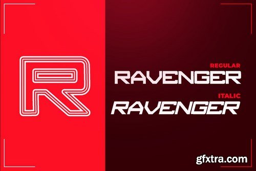 RAVENGER EXCLUSIVE DISPLAY FONT