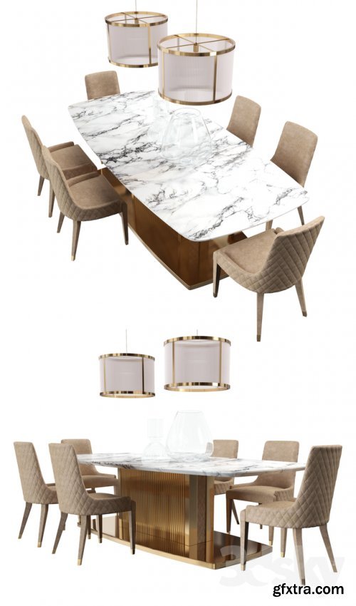 DV Home TABLE Set 3d model