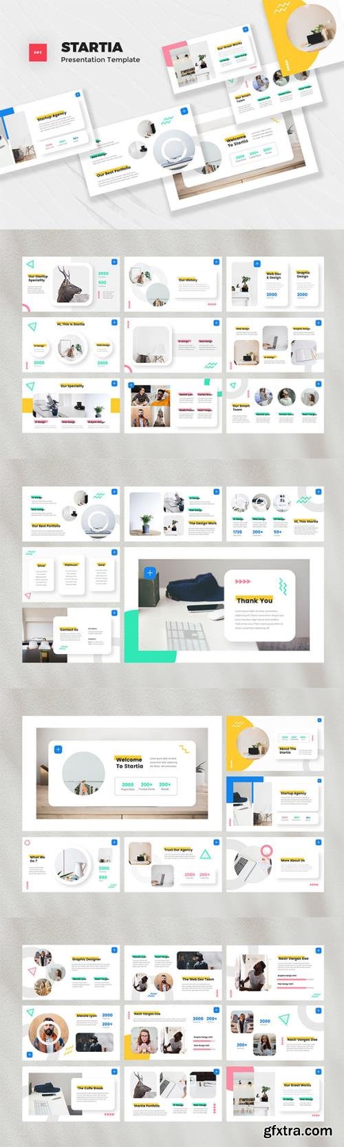 StartUp Powerpoint, Keynote and Google Slides Template