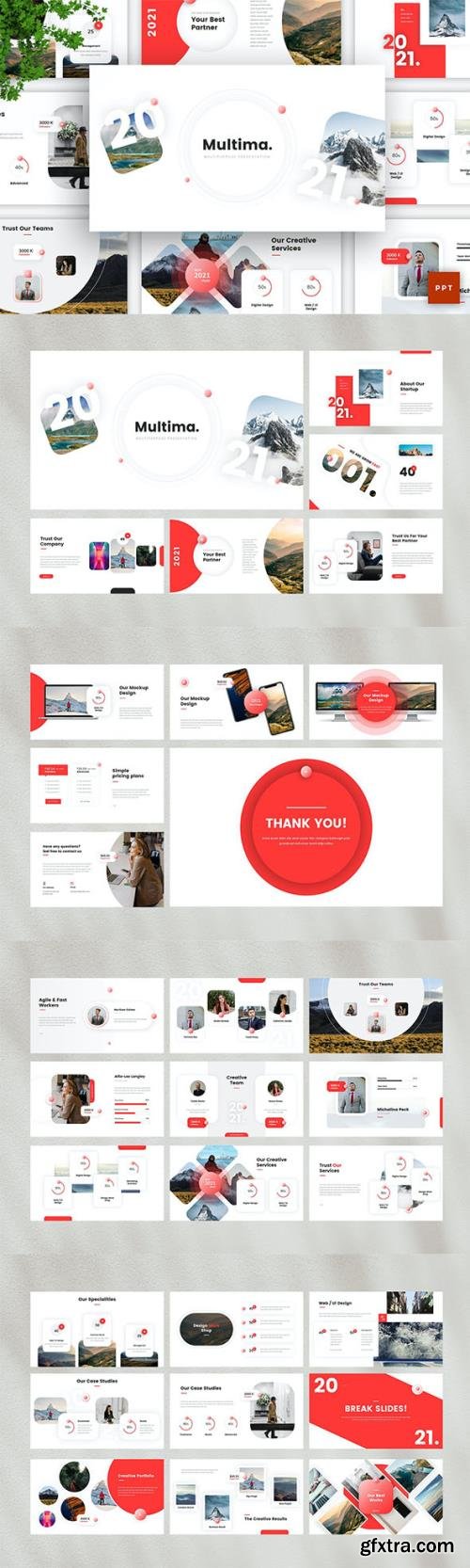 Multipurpose Powerpoint, Keynote and Google Slides Template