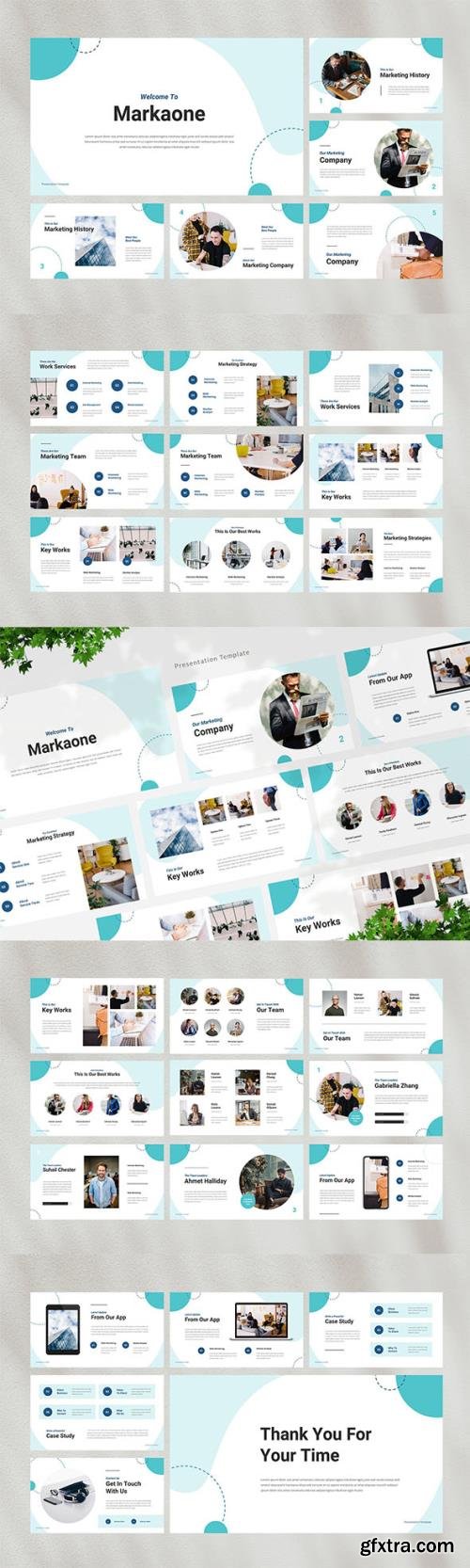 Marketing Powerpoint, Keynote and Google Slides Template