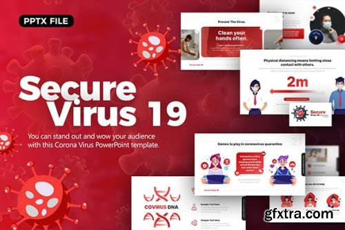 Secure Virus 19 Medical Powerpoint Template