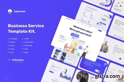 ThemeForest - Sabertooth v1.0.3 - Business Service Elementor Template Kit - 30101654