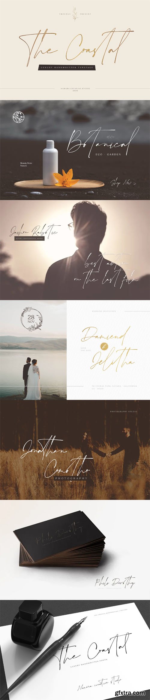 The Coastal - Luxury Handwritten Script Font