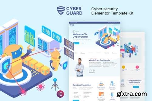 ThemeForest - Cyberguard v1.0.0 - Cyber Security Elementor Template Kit - 30147940