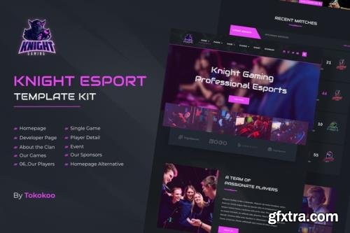 ThemeForest - Knight v1.0.1 - e-Sports Elementor Template Kit - 30099578