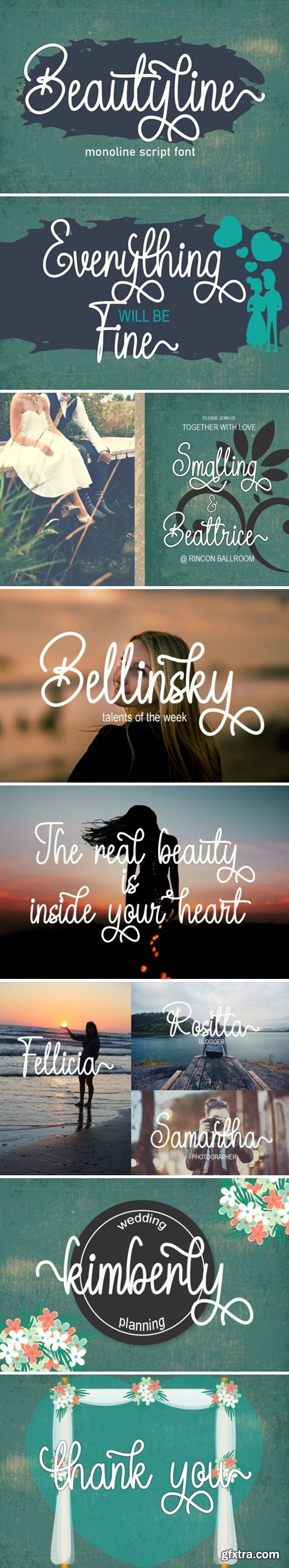 Beautyline Font