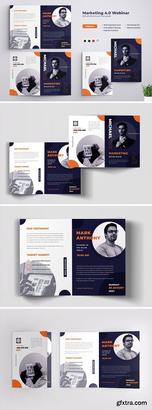 Marketing 4.0 Webinar Bifold Brochure