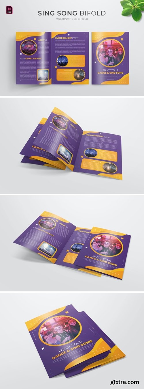 Sing Song Event | Bifold Brochure