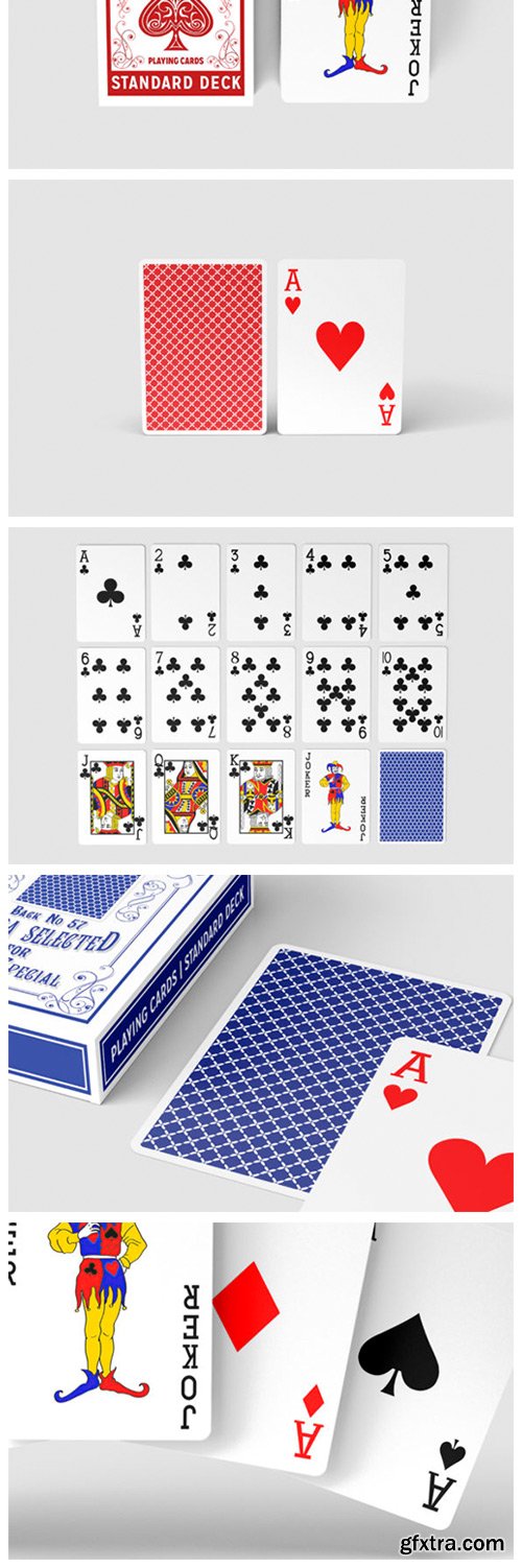 Playing Cards Mockups - V.4 - 14 Views 6595679