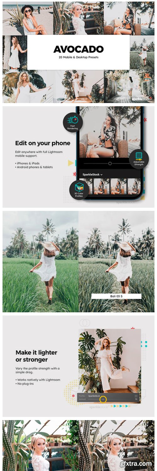 20 Avocado Lightroom Presets and LUTs 8076166