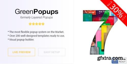 CodeCanyon - Popup Plugin for WordPress - Green Popups (formerly Layered Popups) v7.16 - 5978263