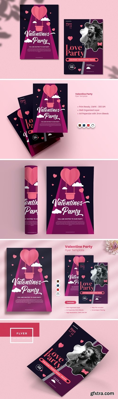 Valentine Day Party Flyer