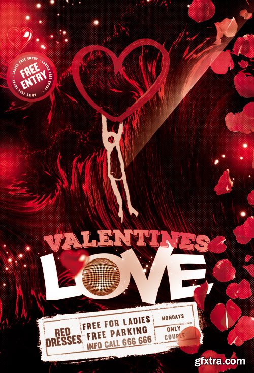 Lovely Night Flyer PSD TemplateS