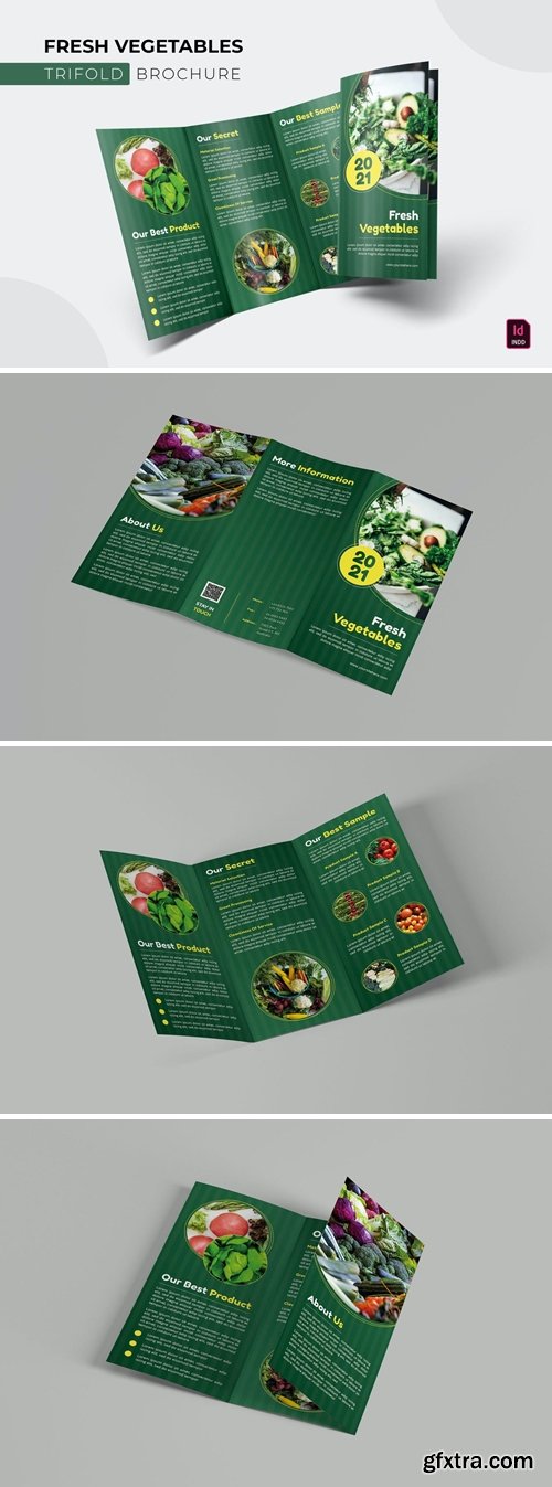 Fresh Vegetables | Trifold Brochure