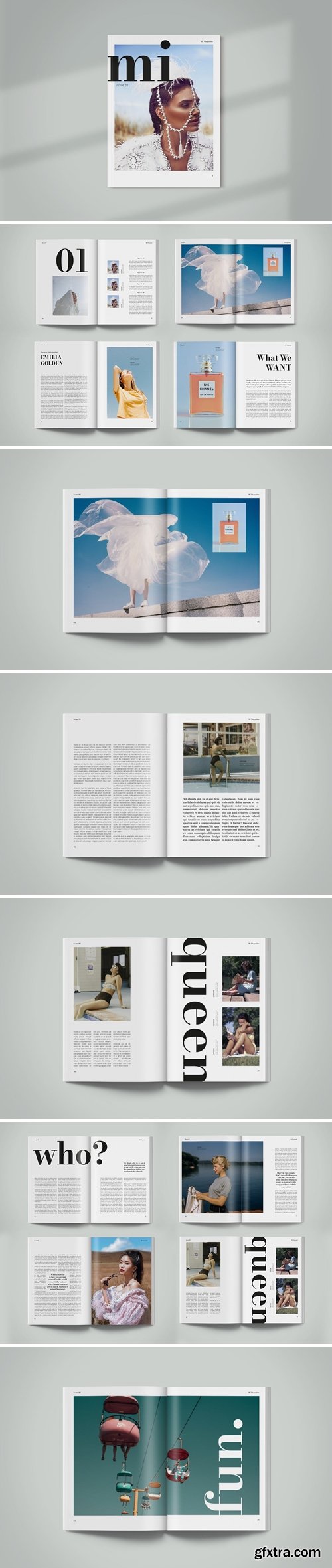 Magazine Template | Mi