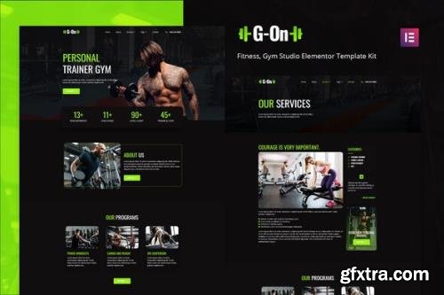 ThemeForest - G-on v1.0.0 - Fitness & Gym Elementor Template Kit - 30144028