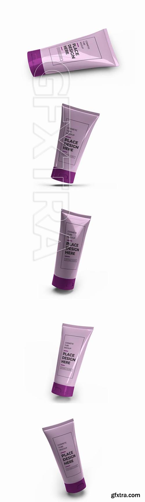 Cosmetic tube bottle mockup